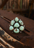 Sundown Statement Ring - Sonoran Ribbon Turquoise