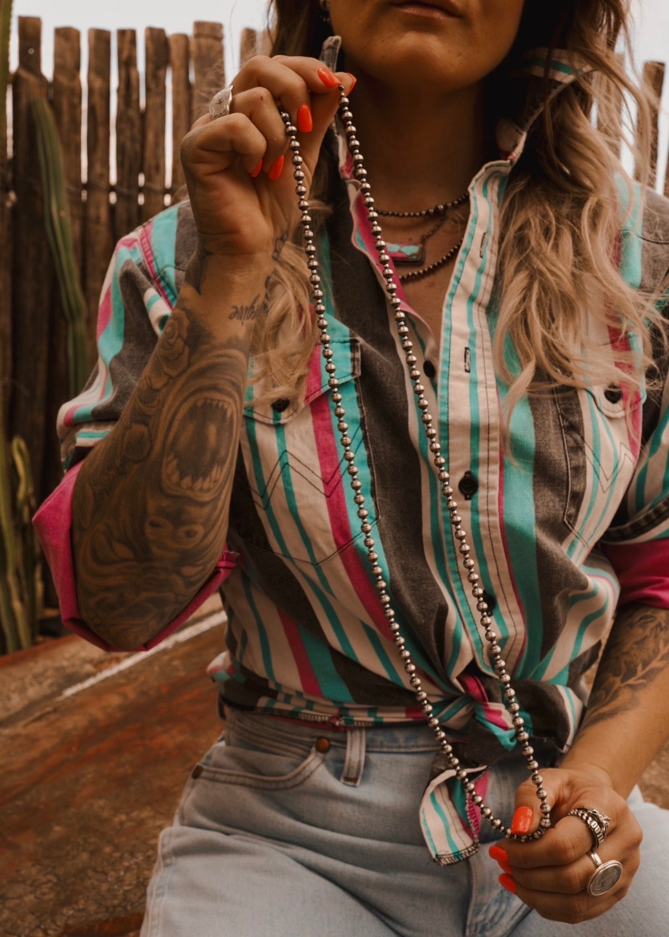 Classic Silver Pearl Necklace