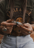 Navajo Copper & Sterling Silver Cuff - Turquoise
