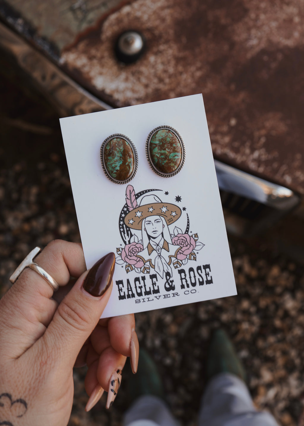 Sonoran Sunrise Earrings - Sonoran Turquoise