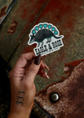 Turquoise Armadillo Sticker