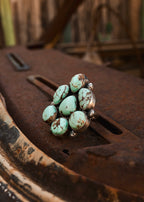 Sundown Statement Ring - Sonoran Ribbon Turquoise