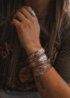 Navajo Copper & Sterling Silver Cuff