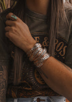 Navajo Copper & Sterling Silver Cuff