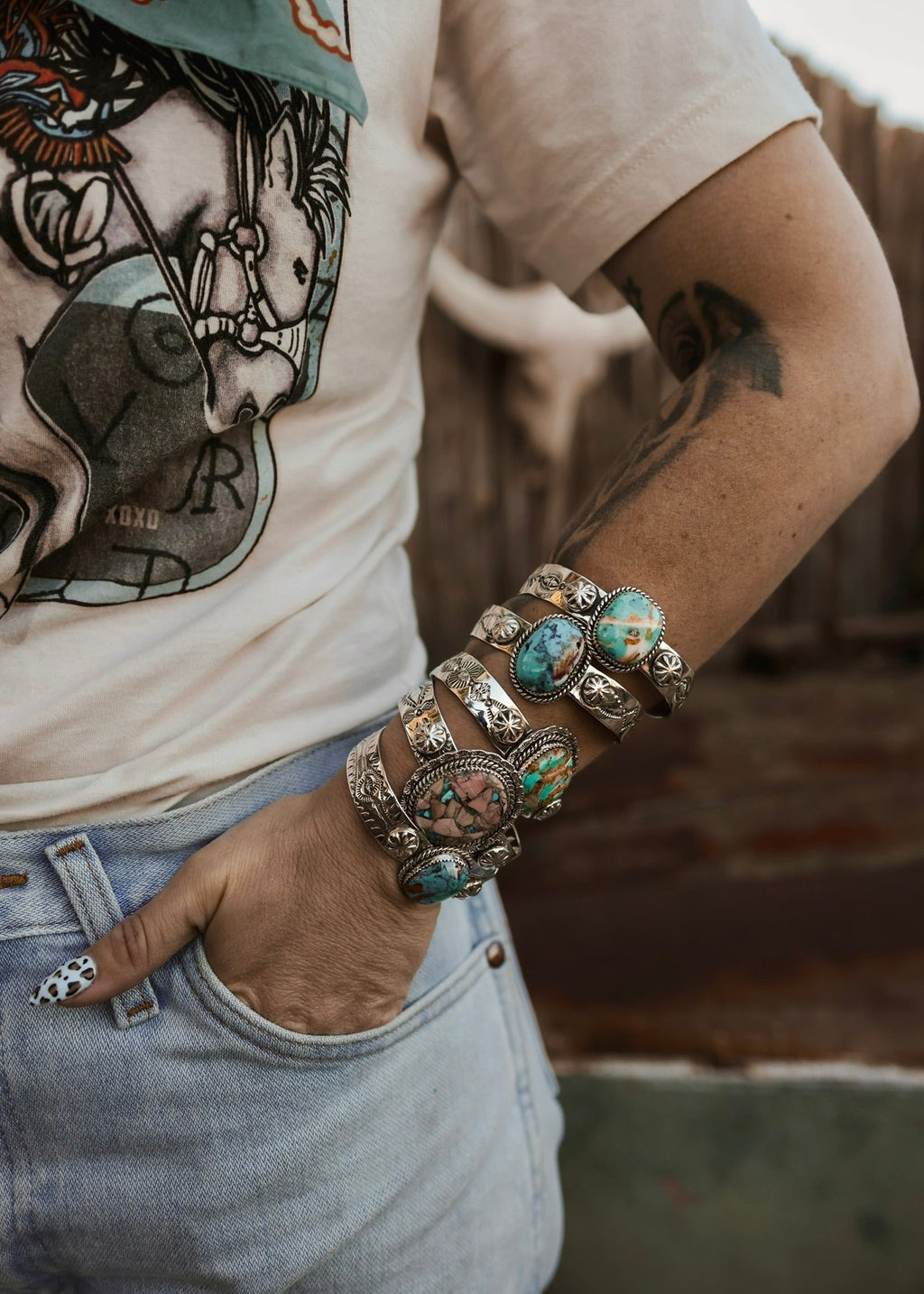 Navajo Sterling Silver Cuff