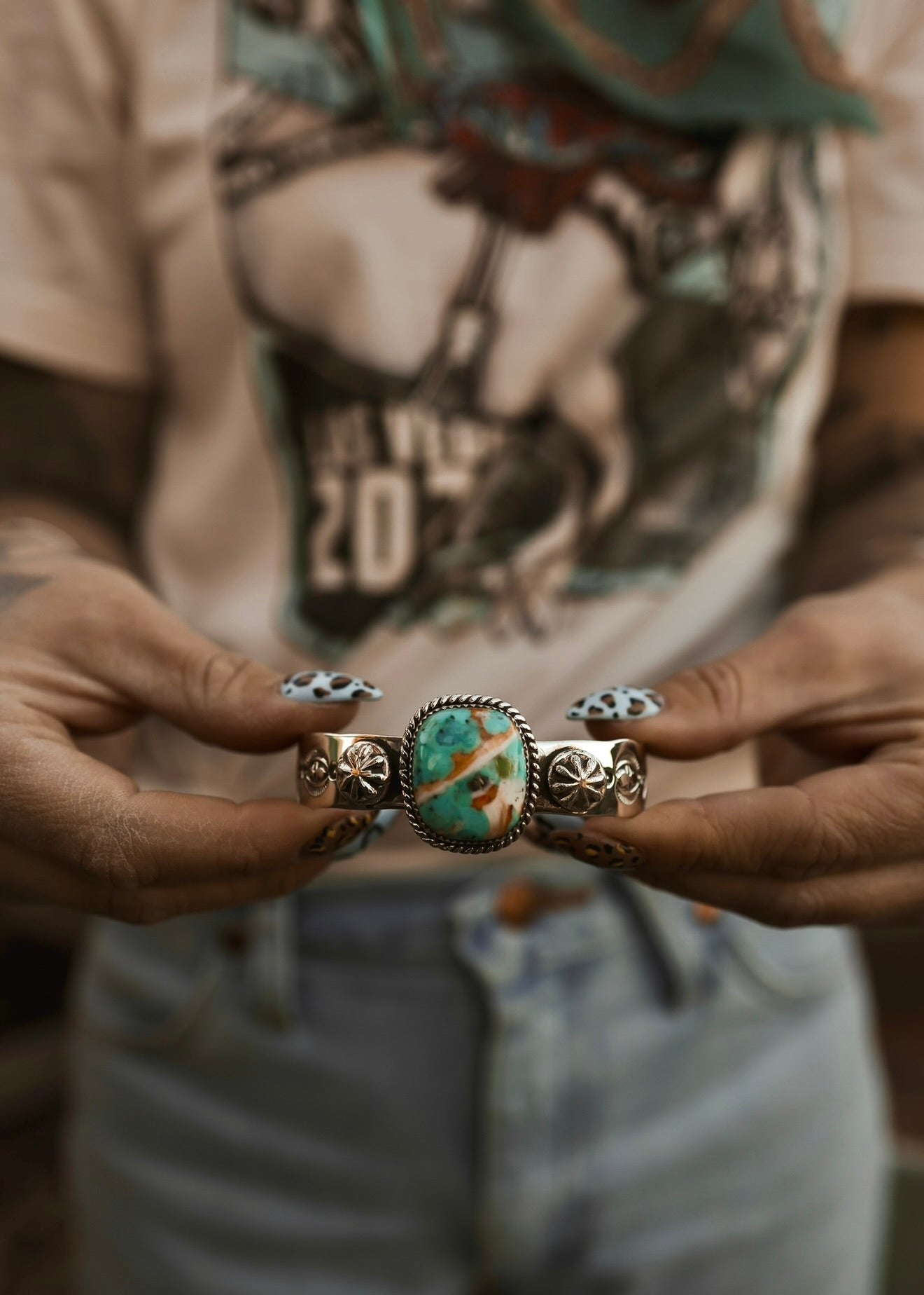 Navajo Sterling Silver Cuff