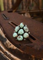 Sundown Statement Ring - Sonoran Ribbon Turquoise