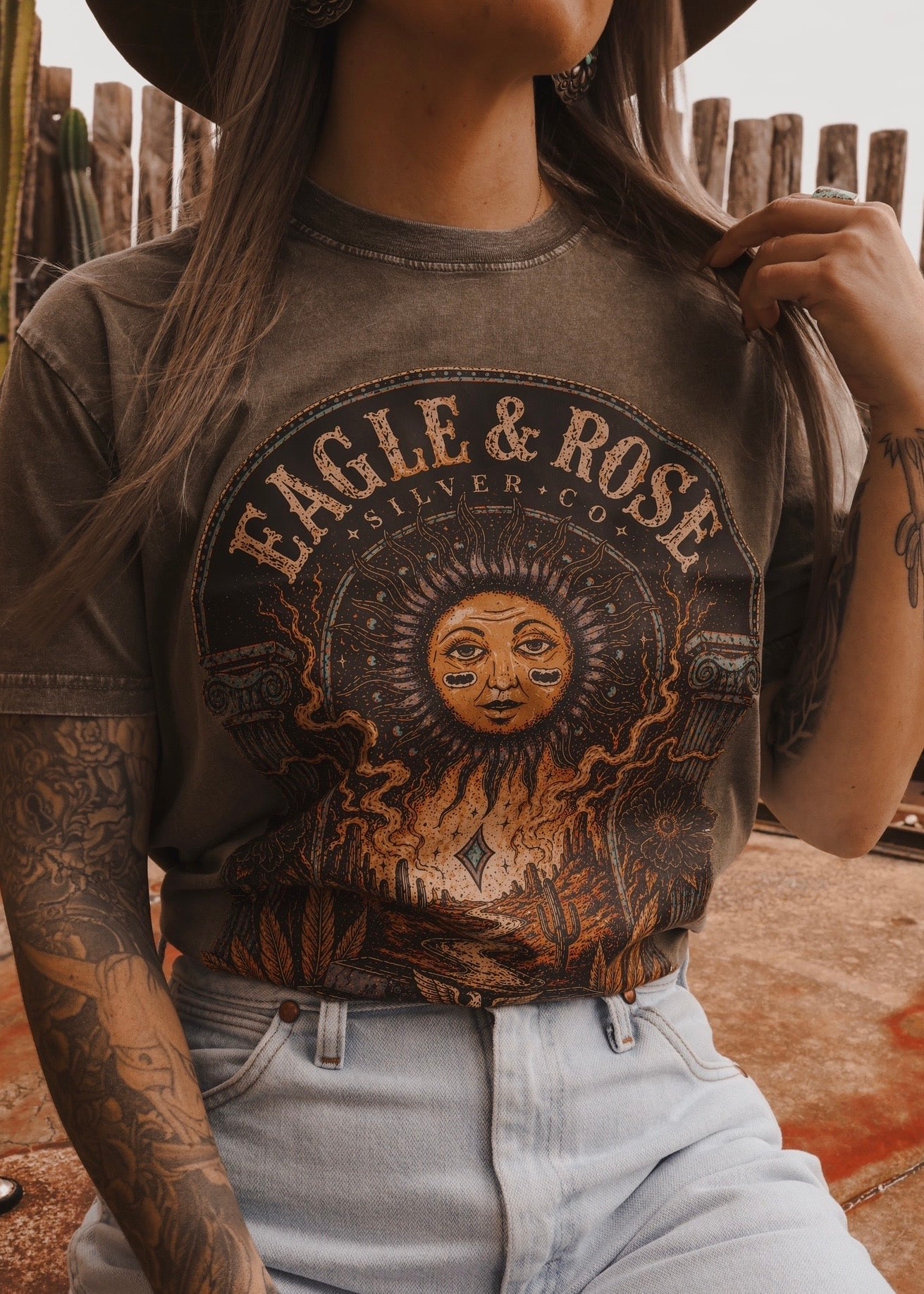Desert Oracle Tee in Moss